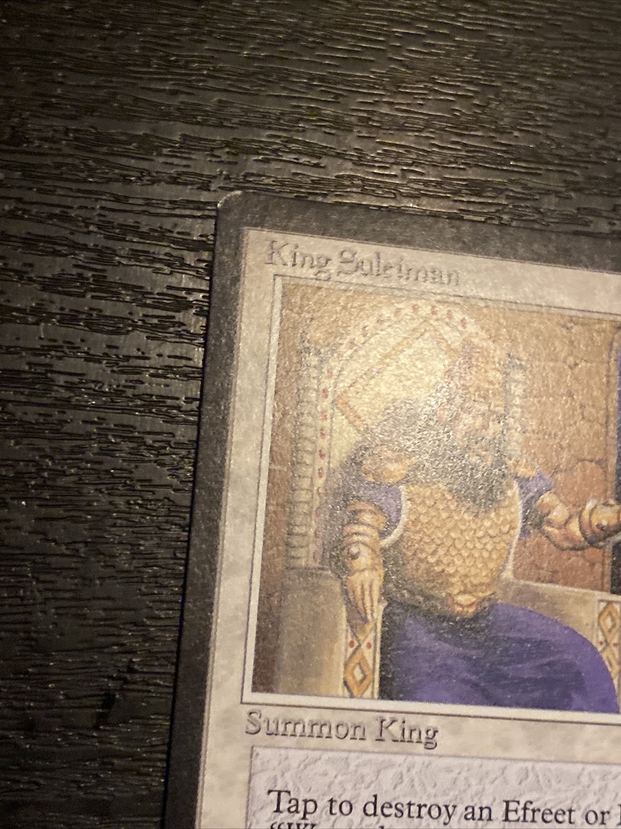 King Suleiman X1 Mtg Arabian Nights Nm/Mint | eBay