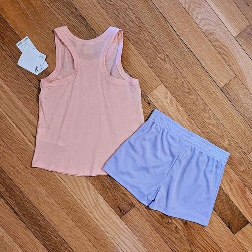 NEW PUMA Little Girl Tank Top & Short Set, Pink/Purple (sz 4, 6, 6X avail) - Picture 4 of 4