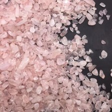 Natural Pink/Rose Quartz Crystal Chips Tumbled Stone Healing Decorate 100g