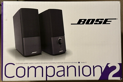 Bose Companion 2 Series III Multimedia Desktop Laptop PC Speaker