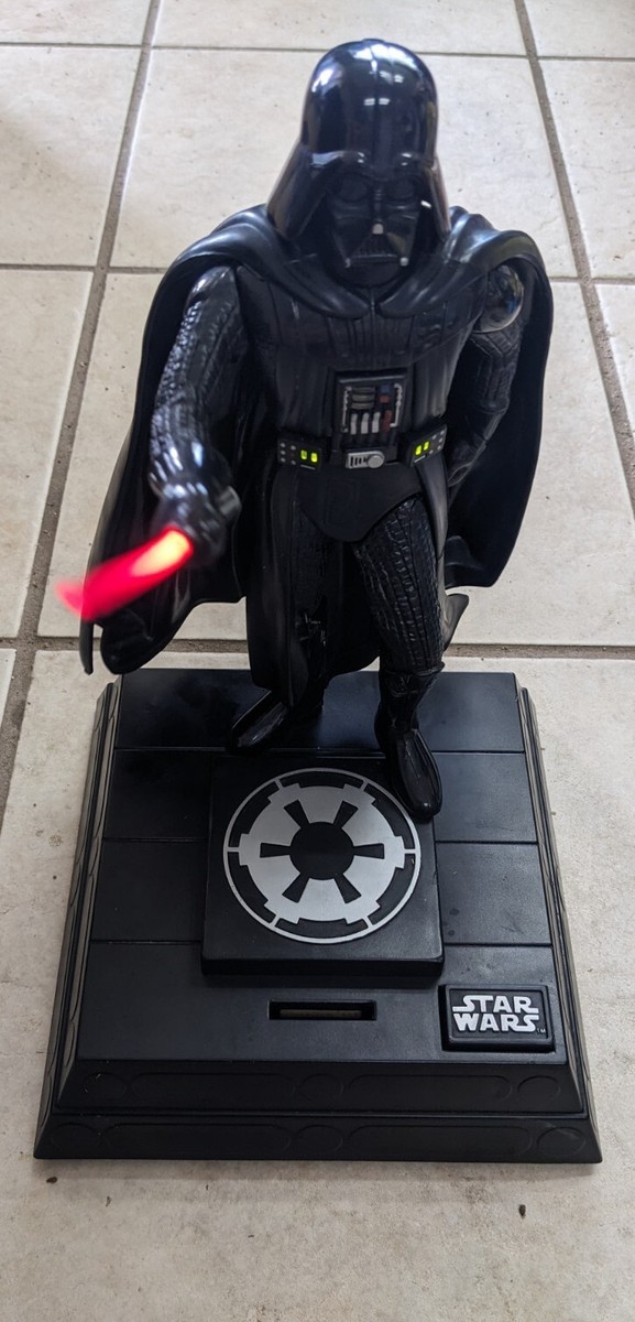Vintage 1996 Star Wars Darth Vader Electronic Talking Coin Bank