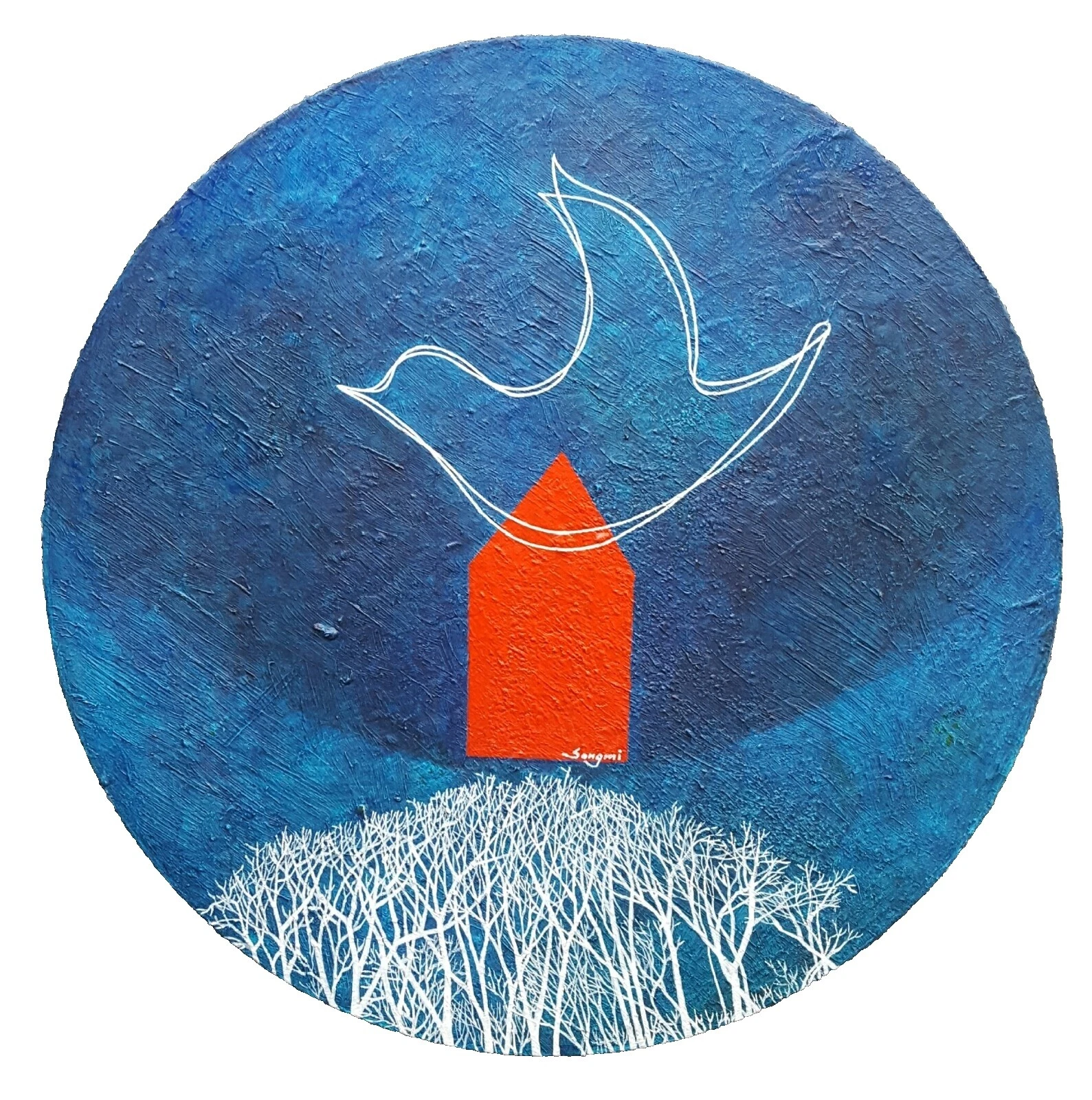 Surrealism Birds Art Paintings