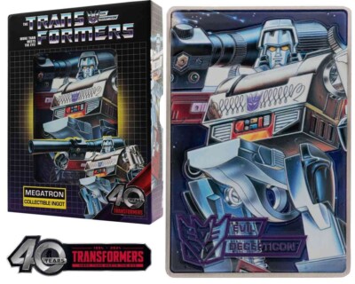 Metallbarren Transformers Megatron Decepticons 40th Anniversary