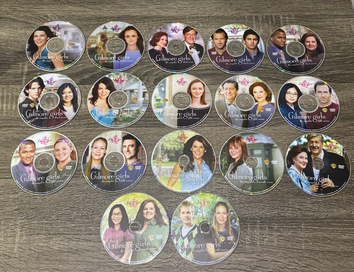 GILMORE GIRLS Seasons 3 4 5 7 Loose Discs Only Replacement DVD