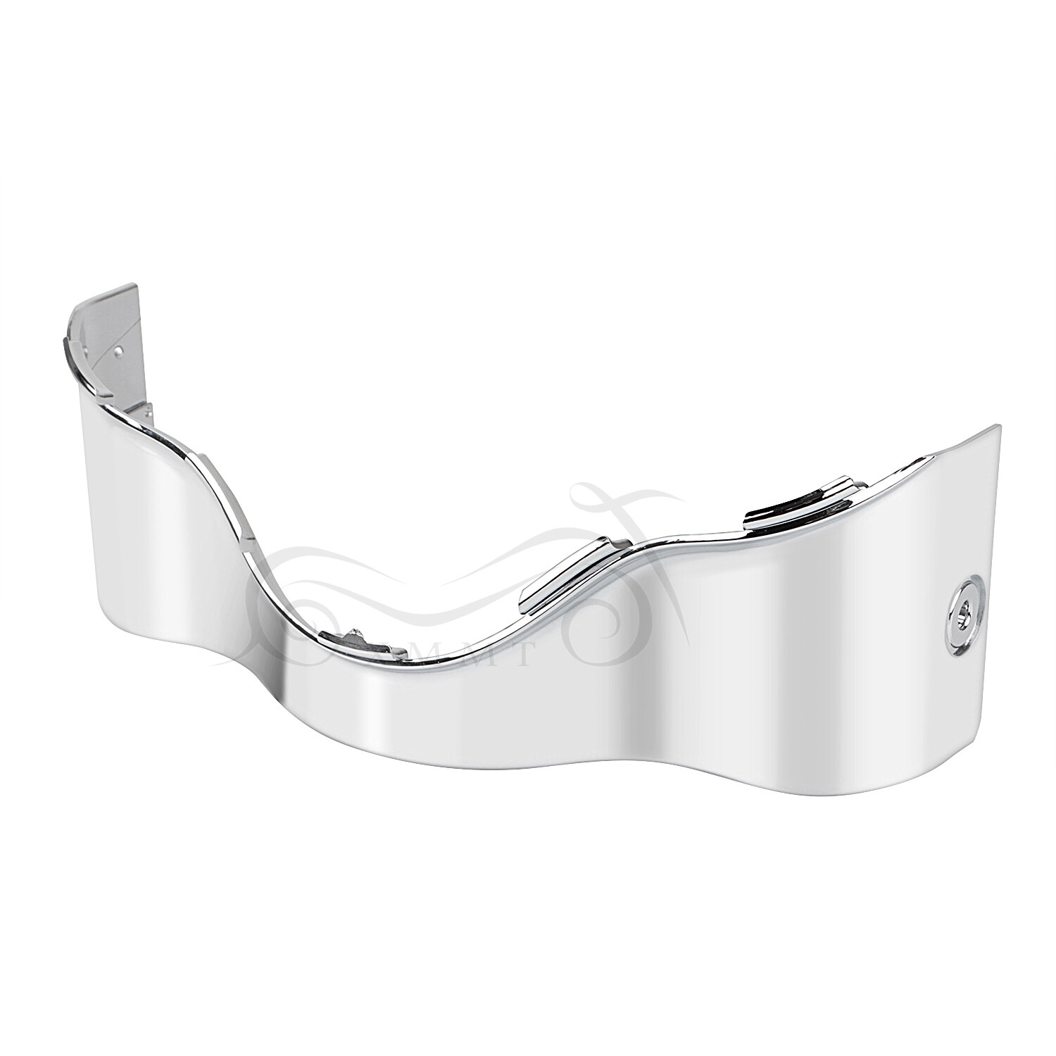 Chrome Outer Batwing Lower Trim Skirt Fairing For Harley Electra Glide 2014-Up