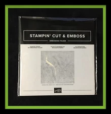 Stampin Up! PAINTED POSIES 3D  Embossing Folder. ***NEW*** #347