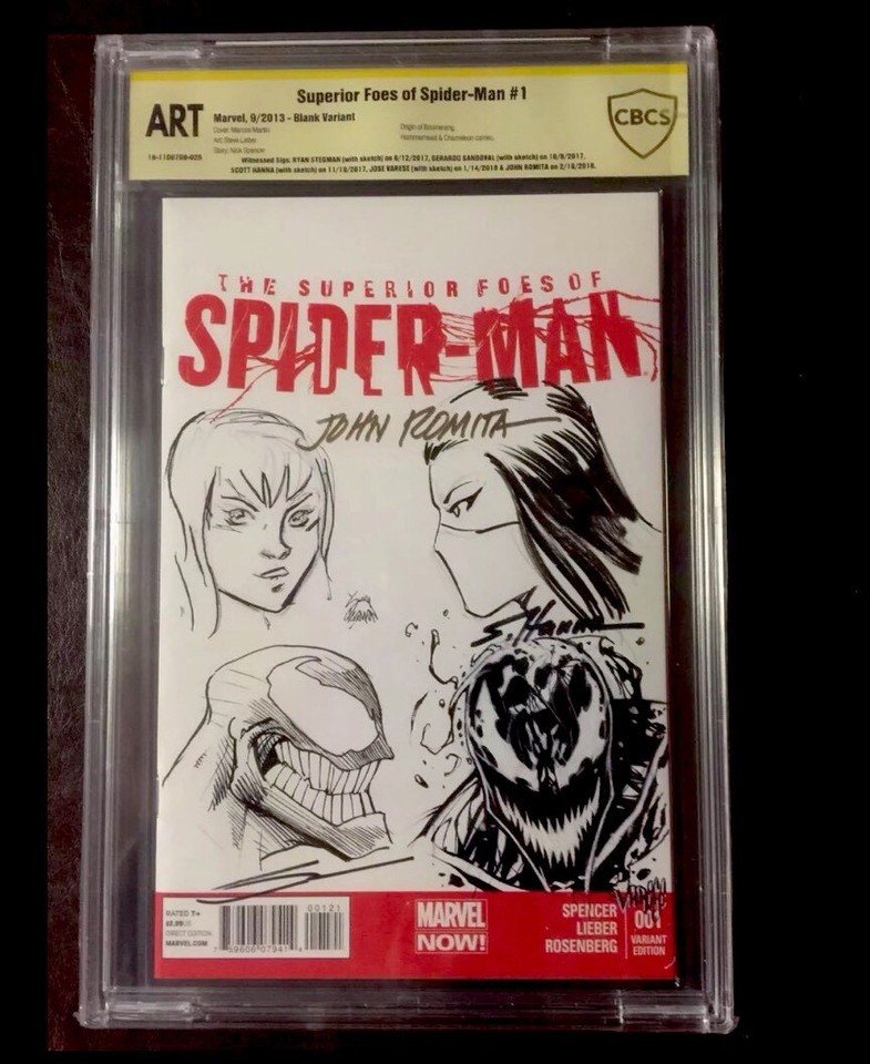 ORIGINAL ART RYAN STEGMAN + JOHN ROMITA SR,GERARDO SANDOVAL & JOSE VARESE�HANNA Comic Art