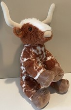 Build a Bear University of Texas Longhorn Steer Bevo Plush UT Austin Mascot Cow