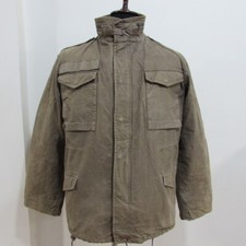 Tommy Hilfiger Field Jacket Mens XL Brown Heavyweight Utility Pockets Full Zip