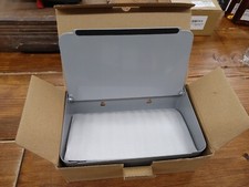 JUYSON Toilet Paper Holder with Shelf, Flushable Wipes Dispenser  Gray