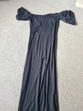 Black Dress Size 8 With Split Down The Leg