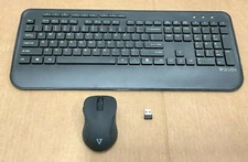 New Open Box V7 Wireless Desktop Keyboard and Mouse CKW300US ✅❤️️✅❤️️ READ