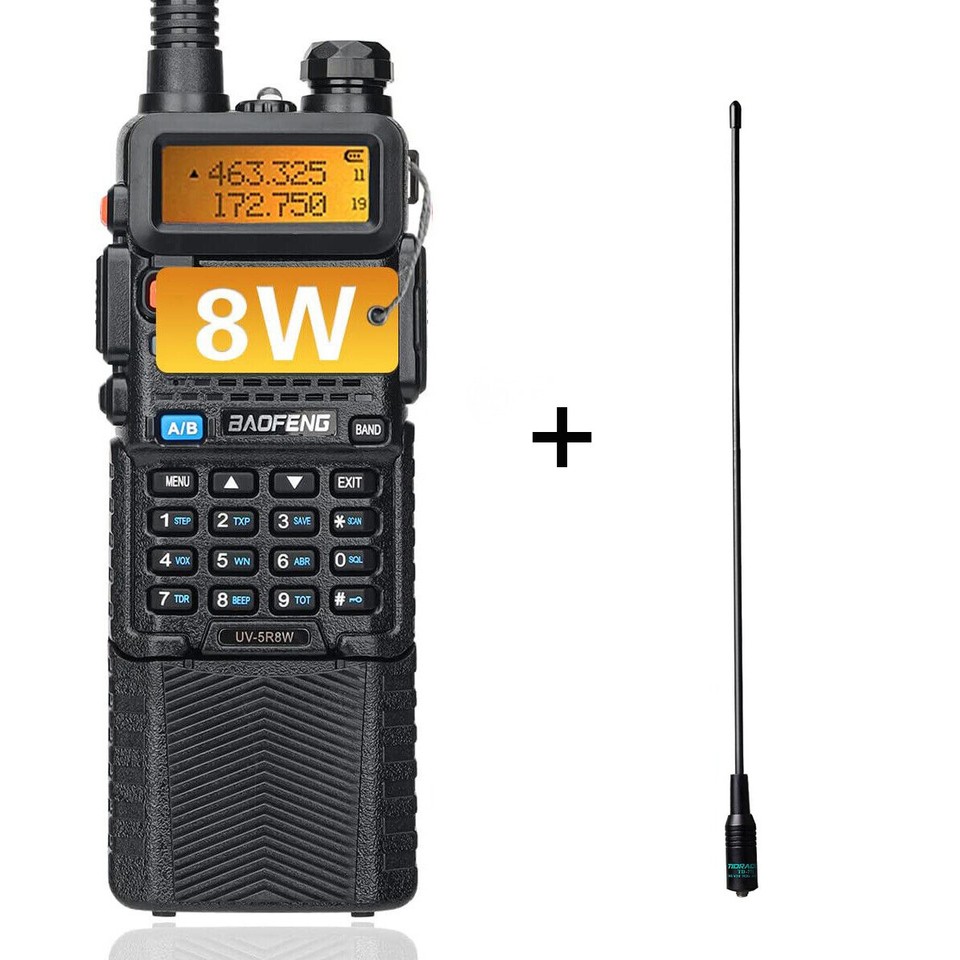 BAOFENG UV-5R 8W UHF/VHF 128CH VOX FM RADIO WALKIE-TALKIE RADIO - Foto 2