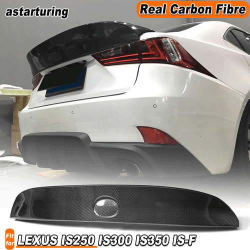 For LEXUS IS250 IS300 IS350 IS-F 2013-15 REAL CARBON Rear Trunk Spoiler Wing Lip - Picture 1 of 13