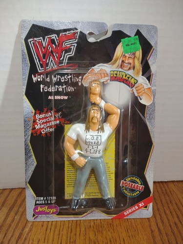 JusToys Bend-Ems WWF Series XI Al Snow Bendable Wr...