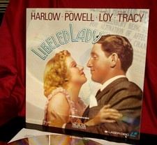 'LIBELED LADY' Jean HARLOW Gem on Digital 12-Inch Laser Disc, Used but Mint