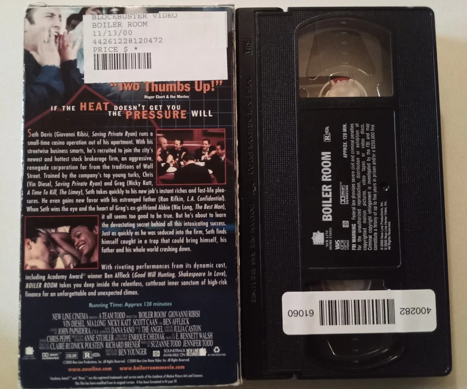 Boiler Room (VHS, 2000)Used Foto 2 de 2