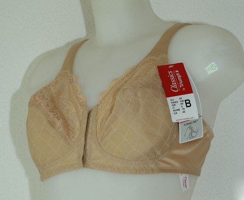 Soutien-gorge sans armatures beige Essential Support
