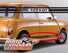 Mini Cooper 1275 GT - Coppia fasce adesive per pianale - 25 colorazioni