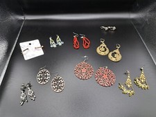 Mixed Lot Costume Jewellery Bundle Earrings And Necklace
