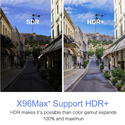 Android 9.0 X96 Max+ 4GB/64GB Bluetooth 8K HDR Dual WiFi Amlogic Voice TV Box - Foto 3 di 12