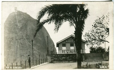 Brasilien Rio De Janeiro - URCA Restaurant Alte Echte Foto Postkarte