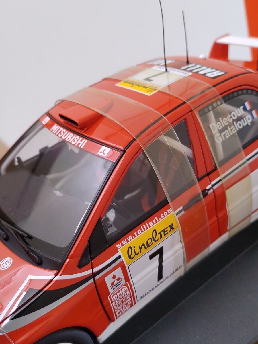 Autoart 1/18 Mitsubishi Lancer Evolution VII WRC #7 Diecast