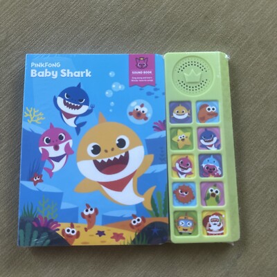 Pinkfong Baby Shark Sing-Alongs Sound Book (10 kids favorite songs) New