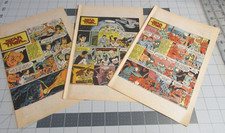 Lot of 3 Star Trek by Sherman DiVono & Ron Harris, Sunday comic Strips 1981