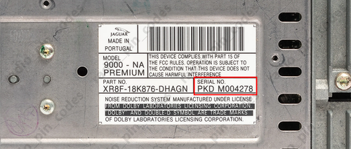 JAGUAR RADIO DEKODIEREN PIN CODE FÜR ALLE MODELLE XF XJ XK XKR S-TYPE X-TYPE - Bild 3 von 4