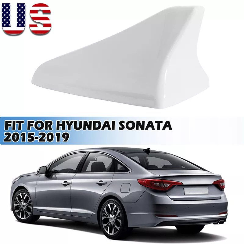 For 2015 2019 Hyundai Sonata Elantra Snow White Shark Fin Roof