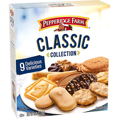 Pepperidge Farm Cookies Classic Collection, 9 Cookie Varieties, 13.25 Oz. Box