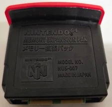Authentic Official Nintendo 64 N64 Expansion Pak Pack Memory NUS-007 (WORKING)