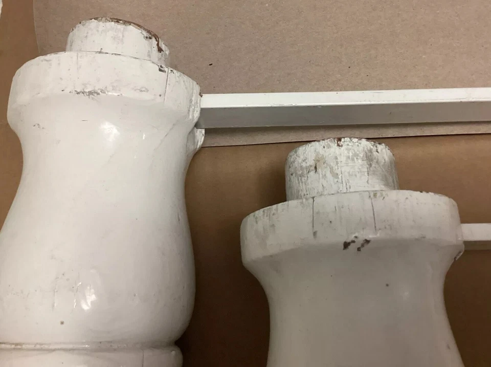 Patas de madera antiguas para fregadero consola de baño vintage JL Mott plomería Foto 4 de 4