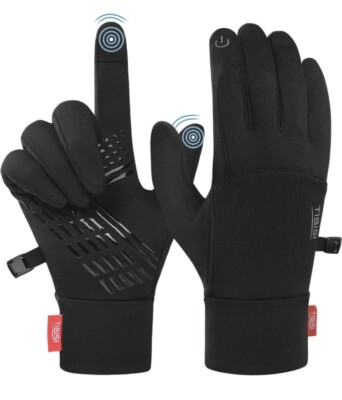 TANSTC Winter Thermal Gloves for Men Women Cycling Gloves Touch UK