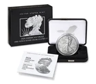 (1) 2024 W 1oz American Silver Eagle $1 One Dollar Uncirculated Coin w/Box & COA
