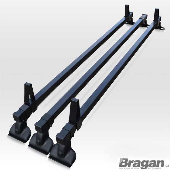 Rack Bar 3 Bar + Laststopper FüR Vw Transporter T5 Caravelle 2004 - 2015 Dach-image