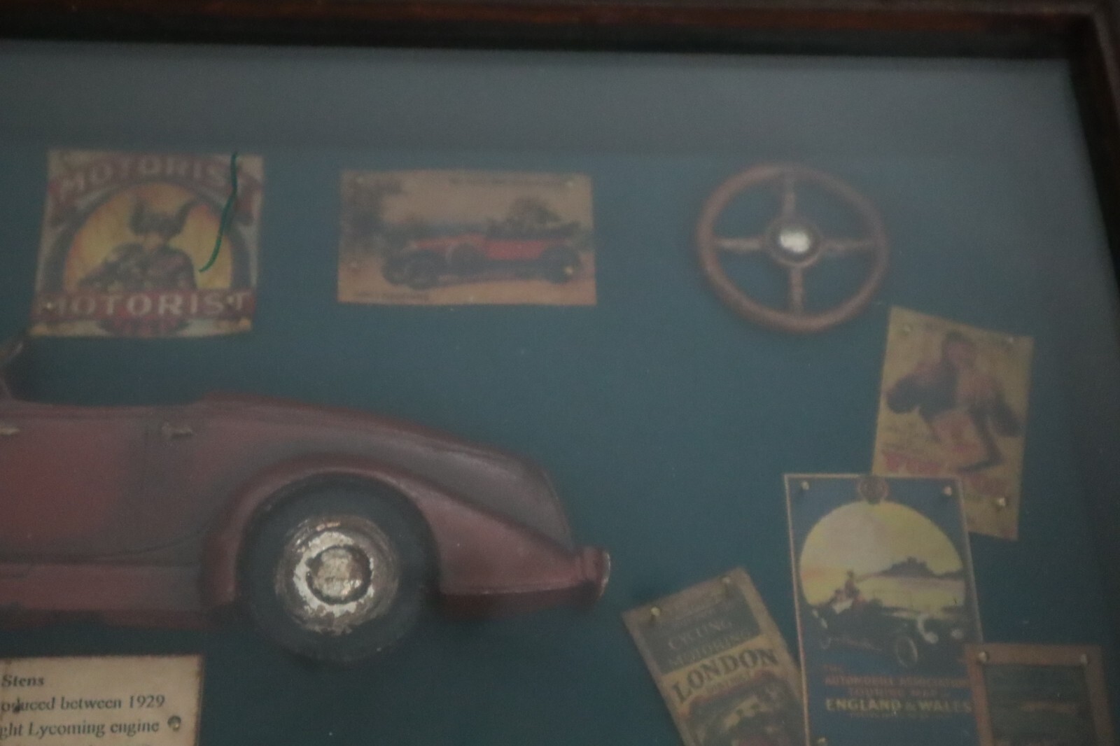 Vintage Auburn Speed Stens and other antique cars shadow box display | eBay