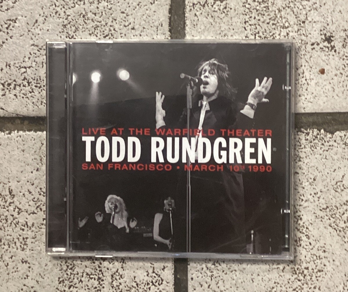 Live at the Warfield 10th March 1990 by Todd Rundgren (CD, 2012, 2
