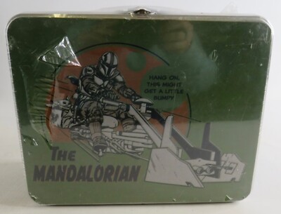 Star Wars The Mandalorian Tin Tote Lunch Box & Gift Set New Sealed | eBay