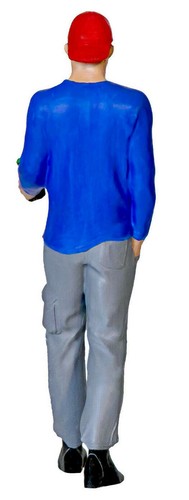 Atlantic Case "Kevin" 1/24 Hand Painted Resin Figure - Die-Cast Cars Display - Picture 3 of 3