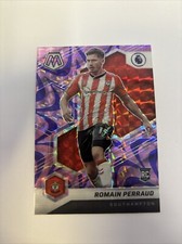 Romain Perraud 2021-22 Panini Mosaic Premier League Purple Reactive Prizm Rookie
