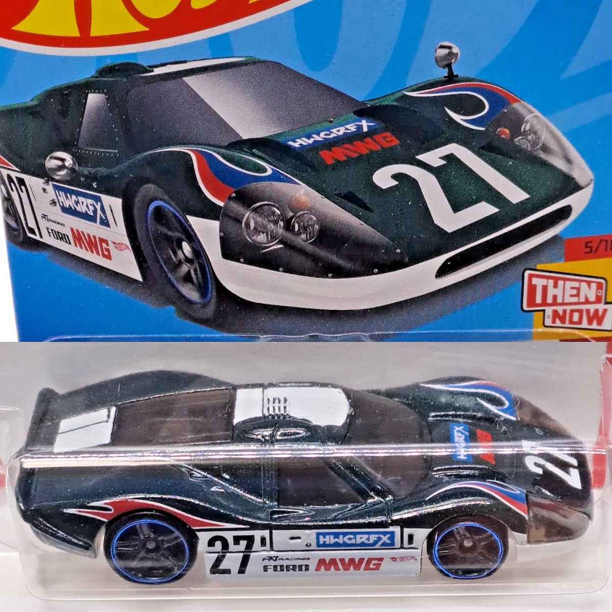 HOT WHEELS '67 FORD GT40 Mk. IV 2024 Series THEN AND NOW