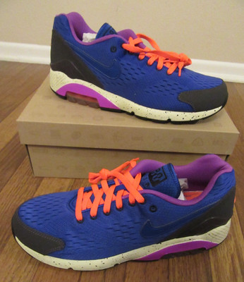Nike Air 180 EM Size 11.5 Laser Purple Hyper Blue 579921 540 Beaches of Rio NIB