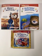 Baby Genius 2 DVD Lot 1 CD Favorite Lullabies Mozart And Friends Underwater