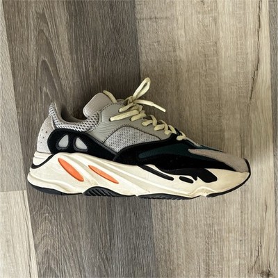 adidas Yeezy Boost 700 Wave Runner Lace-Up Sneakers Gray/Black/Orange