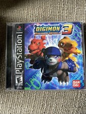 Digimon World 3 (Sony PlayStation 1, 2002) PS1 CIB Manual Tested Black Label