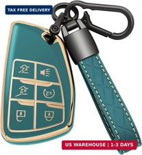 for Chevy Key Fob Cover with Keychain Soft TPU Key Case Shell Holder Fits for 20