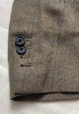 Men Scabal Blazer Multicolor Wool 50
