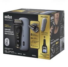 BRAUN Series 9 Sport Shaver Wet Dry Clean Charge System POWER CASE 9350CC